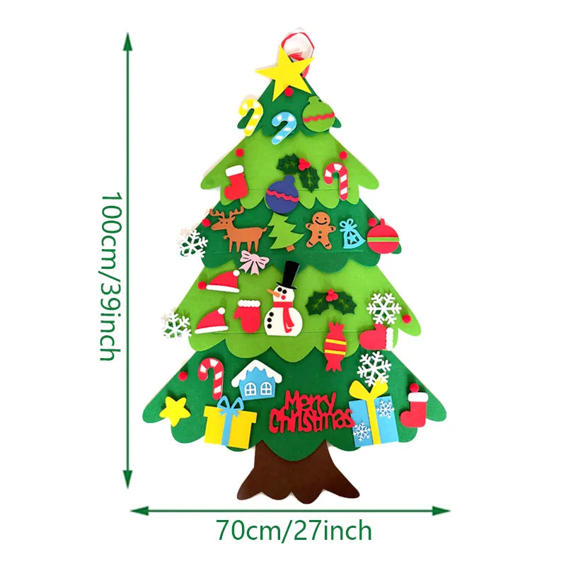 Árvore de Natal de Felcro com Velcro