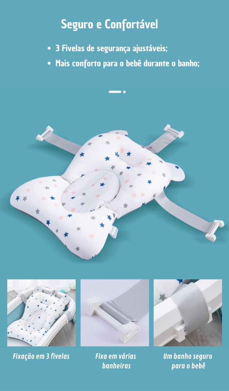 Almofada de Banho Para Bebê - Safe Baby
