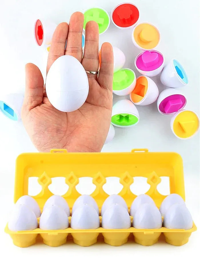 Brinquedo Educativo Caixa de Ovos Montessori